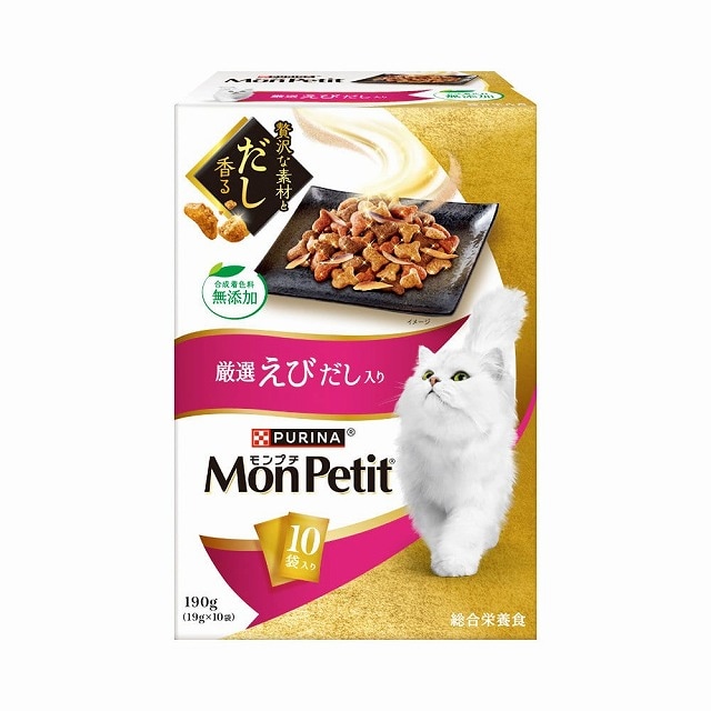 ネスレ モンプチ ボックス 厳選えびだし入り 190ｇ