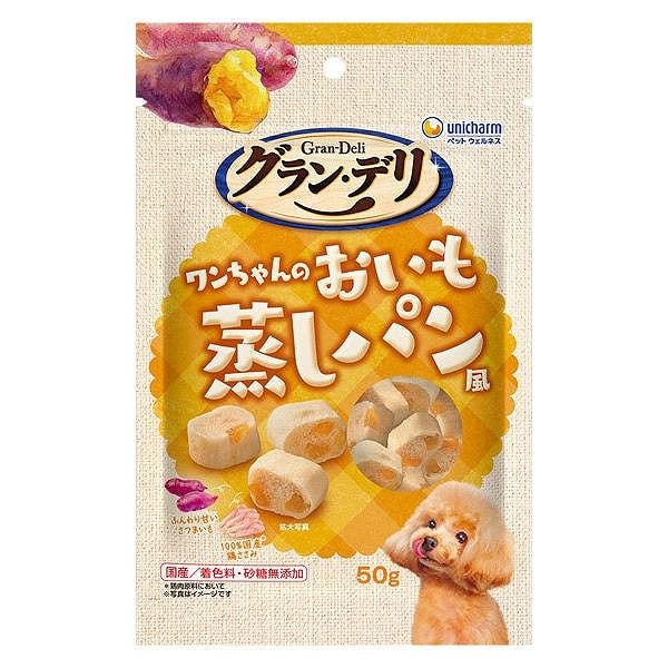 グラン・デリ おやつ ワンちゃんのおいも蒸しパン風 50g