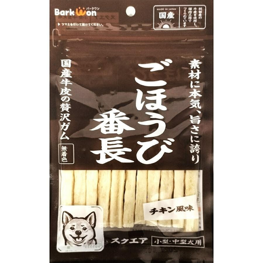 マッチングワールド ごほうび番長 チキン風味 スクエア 50g