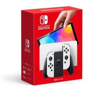 ＜新品＞＜お一人さま1個限り＞同梱不可 任天堂 Nintendo Switch ニンテンドースイッチ 有機ELモデル Joy-Con(L)/(R) ホワイト HEG-S-KAAAA