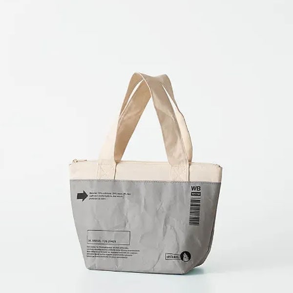 山田利　WB1-1　ランチバッグ　GY　AS-007A　グレー　保冷 保温 バッグ カバン お弁当 ランチ 軽量 エコバッグ アウトドア 通勤 通学