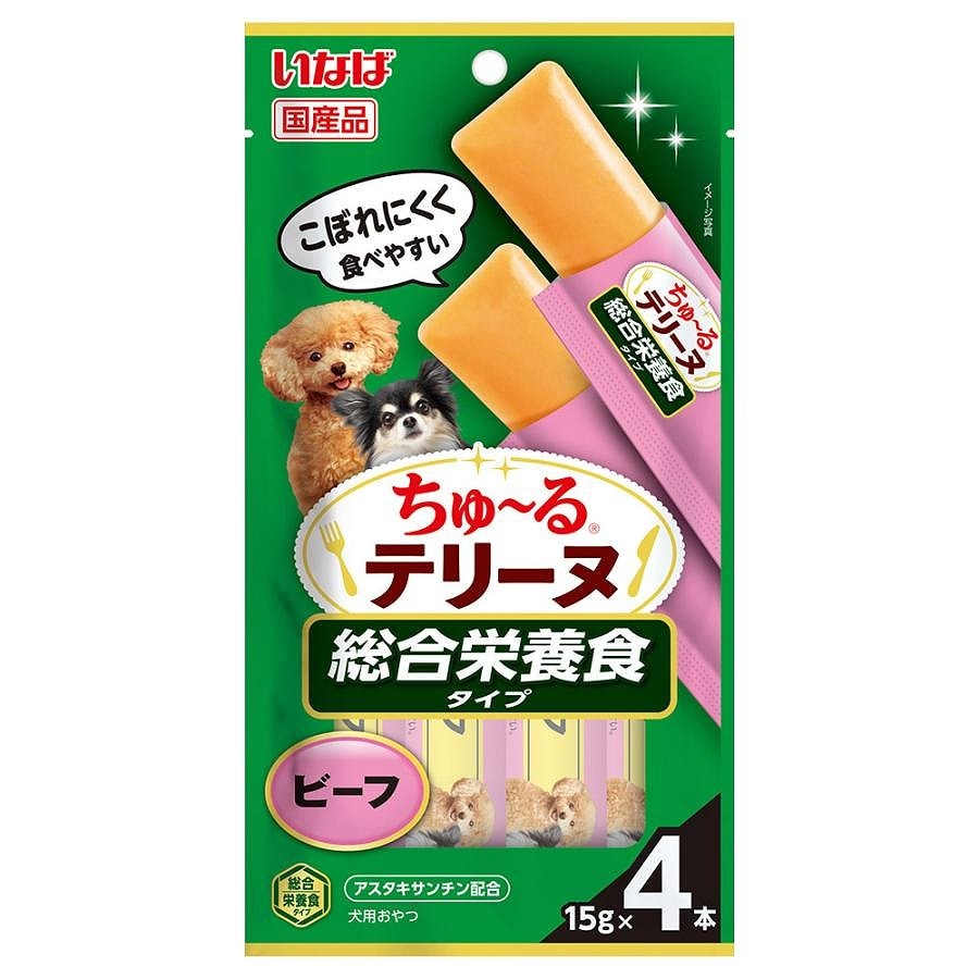 いなば ちゅ〜るテリーヌ 総合栄養食タイプ ビーフ 15g×4本