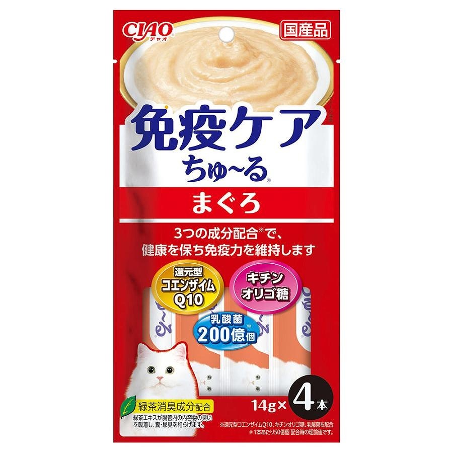 いなば CIAO 免疫ケアちゅ～る まぐろ 14g×4本