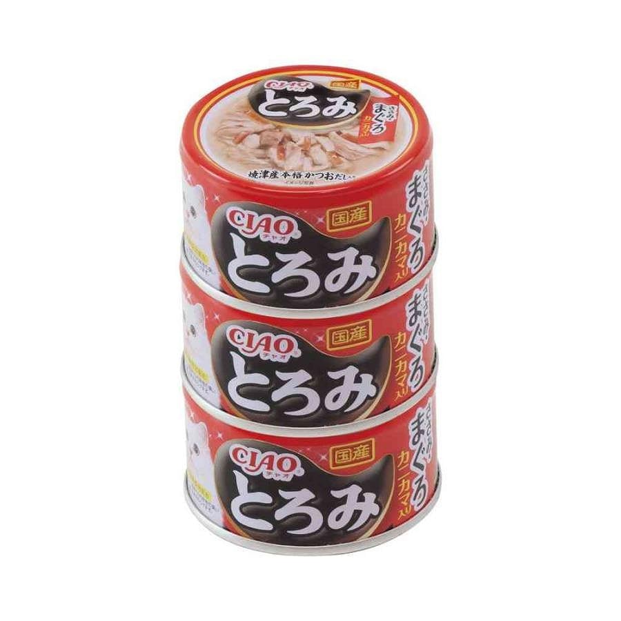 いなば CIAO とろみ ささみ・まぐろ カニカマ入り 3缶