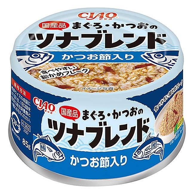 いなば CIAO まぐろ・かつおのツナブレンド かつお節入り 85g