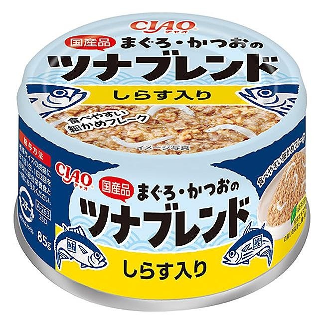 いなば CIAO まぐろ・かつおのツナブレンド しらす入り 85g