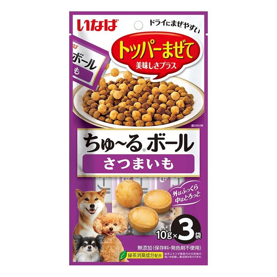 いなば ちゅ～るボール さつまいも 10g×3袋