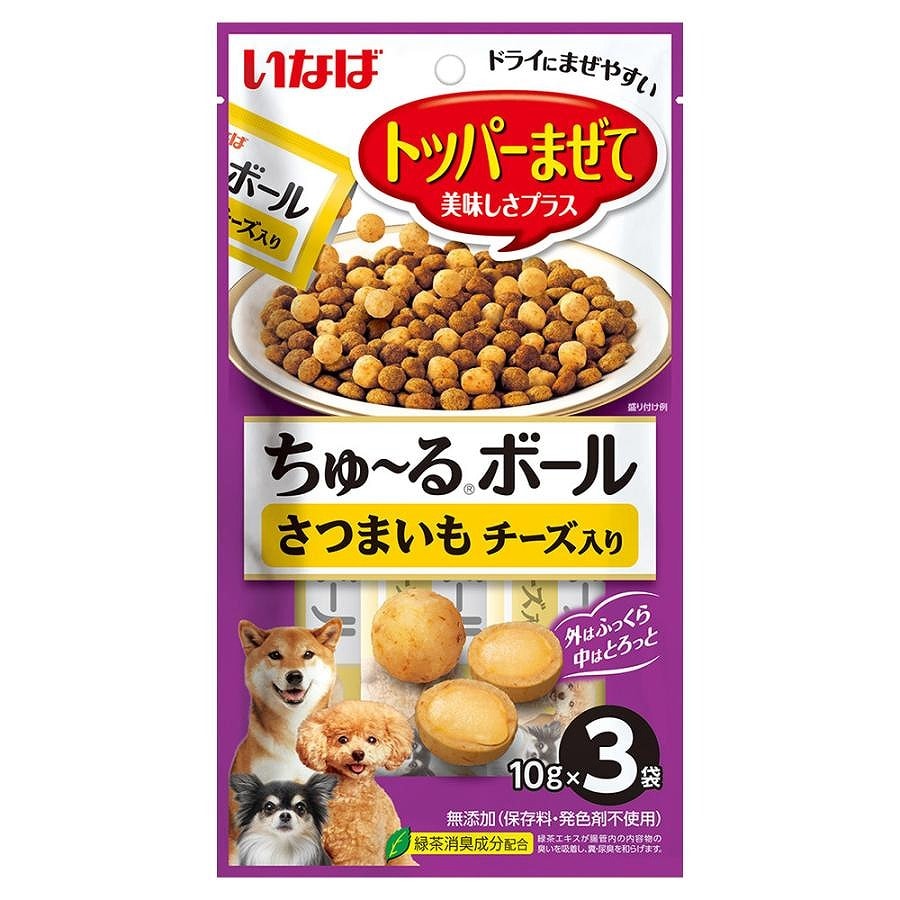 いなば ちゅ～るボール さつまいも チーズ入り 10g×3袋