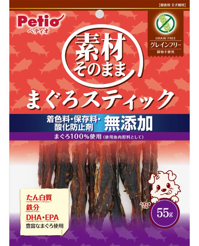 ペティオ　まぐろスティック　グレインフリー　55g