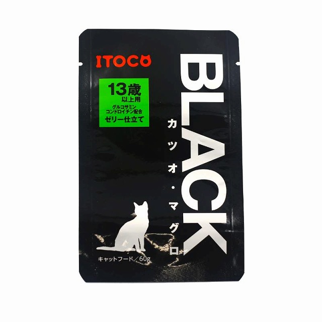 イトウ＆カンパニー　BLACK　カツオ・マグロ　13歳以上用　60g