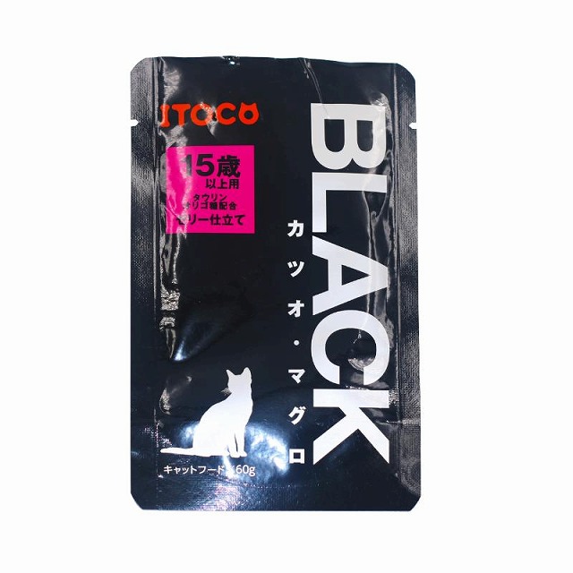 イトウ＆カンパニー　BLACK　カツオ・マグロ　15歳以上用　60g