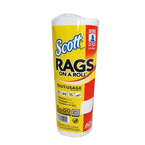 SCOTT　RAGS　ホワイトロール　60カット　65850