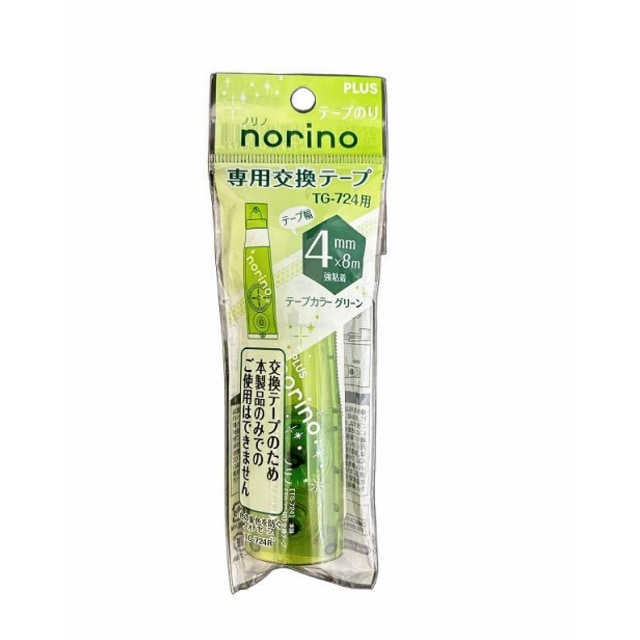【ネコポス対応】【アウトレット】 数量限定【新品・パッケージに少々難あり】プラス　ｎｏｒｉｎｏ　テープのり　TG-724用専用交換テープ　4mmx8m　TG-724R