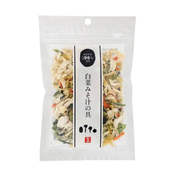 吉良食品　白菜みそ汁の具　40g