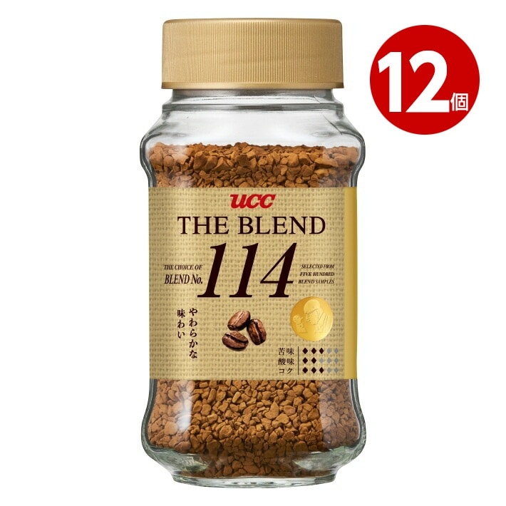 UCC ザ・ブレンド 114　瓶 70g×12個 インスタントコーヒー【送料無料】【ｍ特】