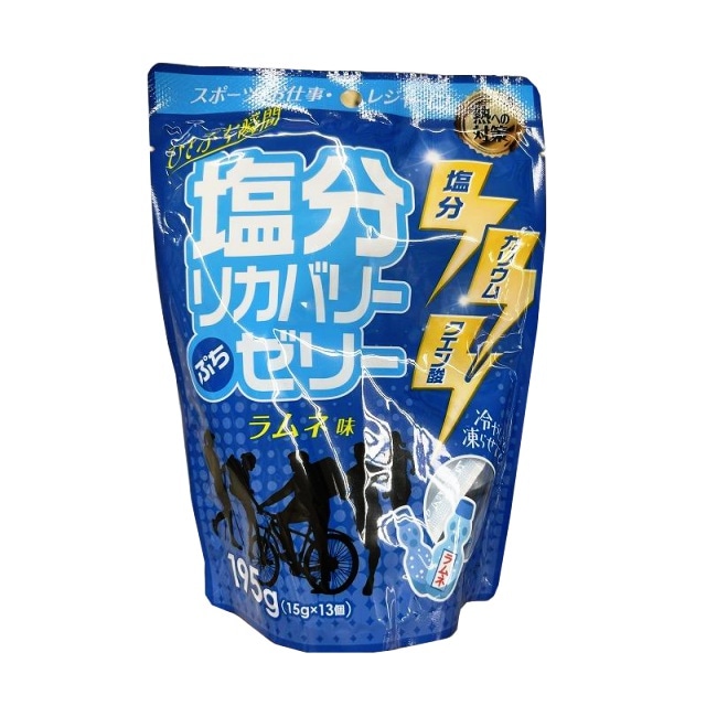 ドウシシャ　塩分リカバリーぷちゼリー　ラムネ味　195g（15g×13個） 【ｍ特】