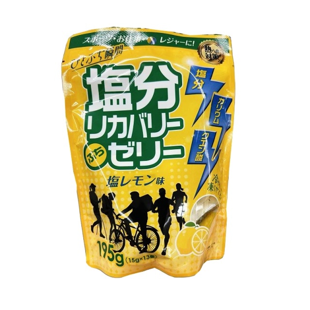 ドウシシャ　塩分リカバリーぷちゼリー　塩レモン味　195g（15g×13個） 【ｍ特】
