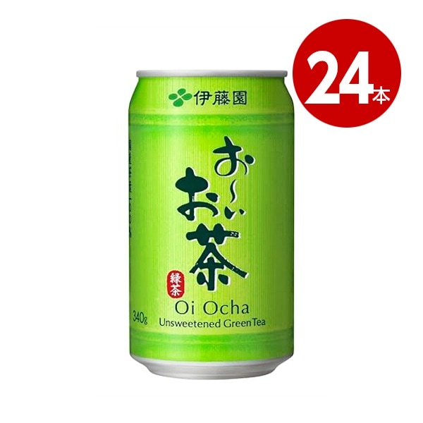 伊藤園　お～いお茶　緑茶　340ml×24缶【ｍ特】