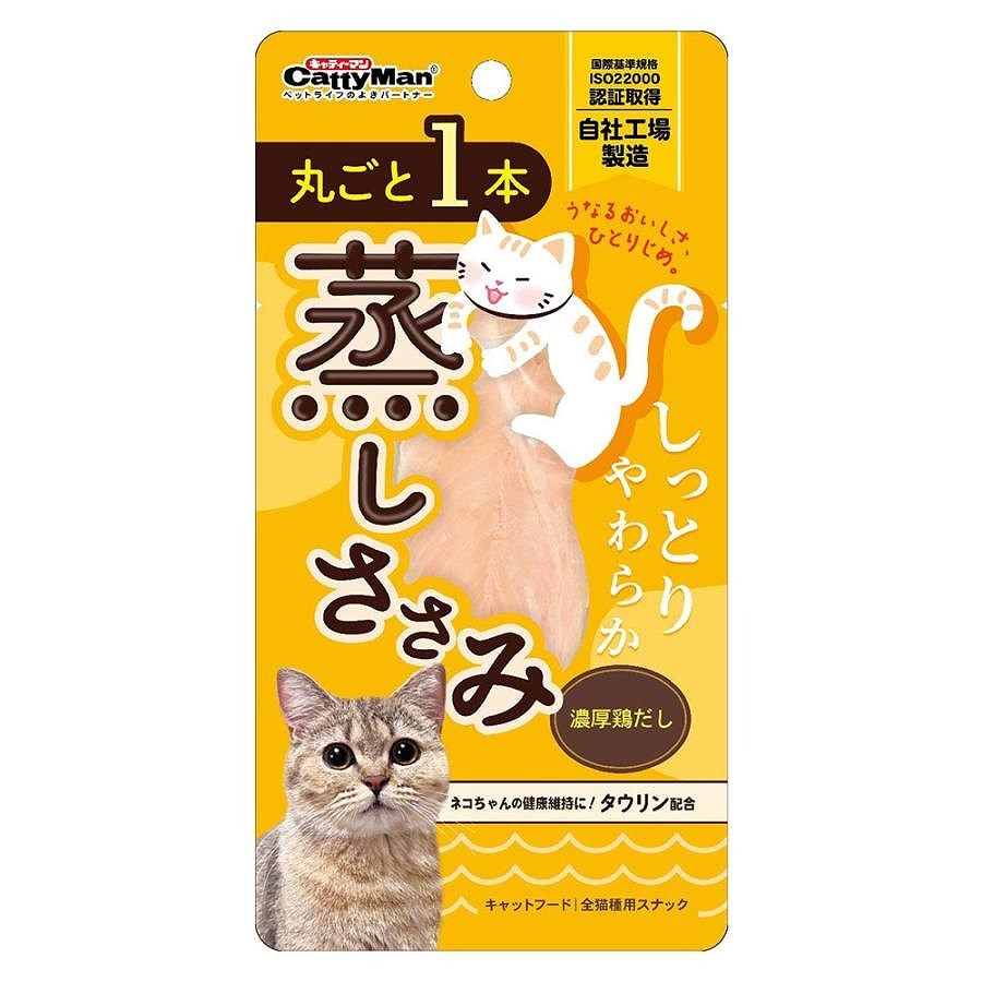ドギーマン 丸ごと1本蒸しささみ 濃厚鶏だし1本