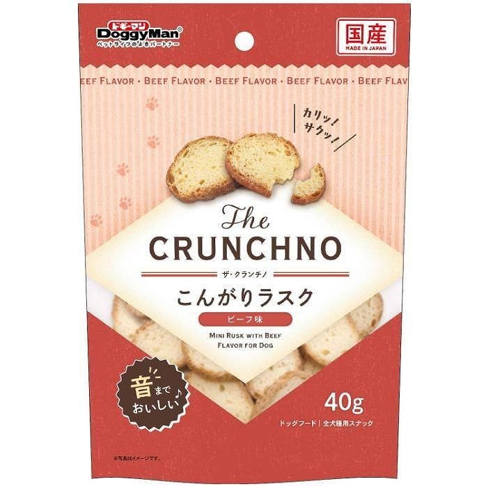 ドギーマン The CRUNCHNO こんがりラスク ビーフ味 40g