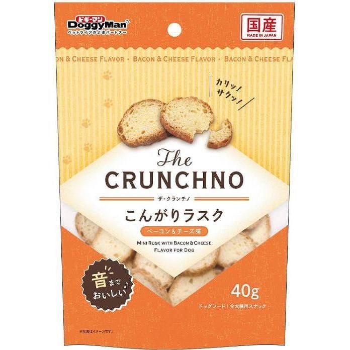 ドギーマン The CRUNCHNO ラスク ベーコンチーズ味 40g