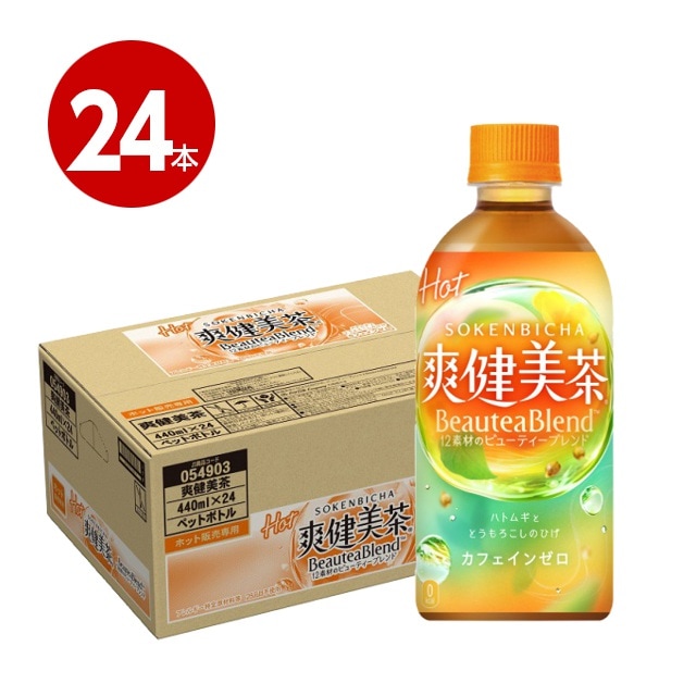 ＜賞味期限2026年11月30日まで＞コカ・コーラ　爽健美茶　ホット　440ml×24本　ペットボトル【送料無料】【同梱不可】【ｍ特】
