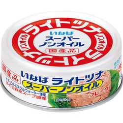 いなば　ライトツナスーパーノンオイル　70g