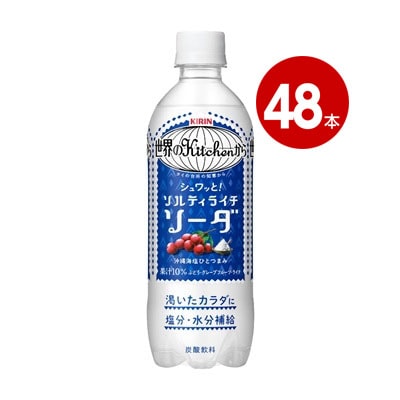 キリン　世界のKitchenから　ソルティライチソーダ　500ml　48本