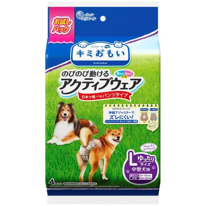 大王製紙　キミおもい　のびのび動けるアクティブウェア　L　ゆったりサイズ