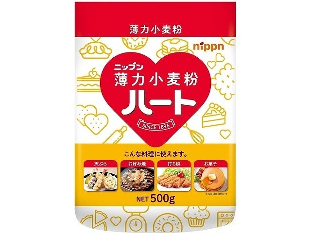 ニップン ハート 薄力小麦粉 500g