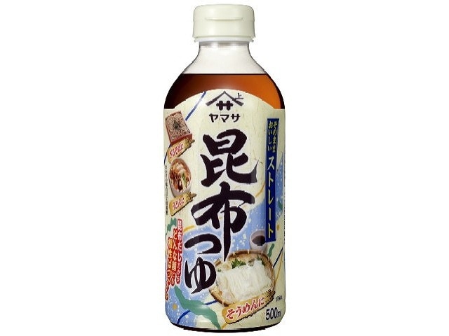 ヤマサ　昆布つゆストレート　500ml