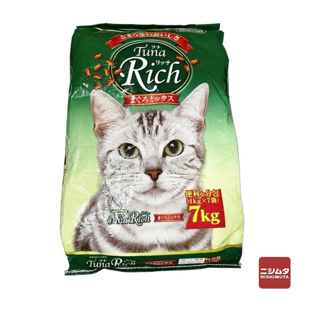 ペットライフクリエイト　ツナ・リッチ　まぐろミックス　7kg（1kg×7袋）　キャットフード