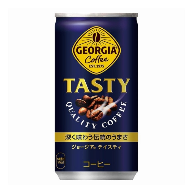 コカ・コーラ　ジョージア　テイスティ　185g　缶　缶コーヒー