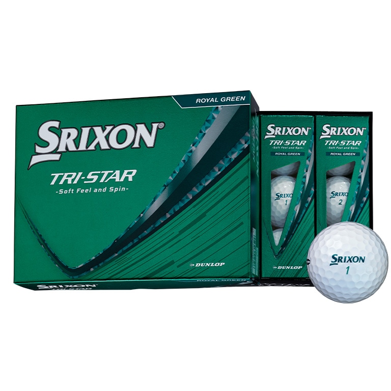 ダンロップ　スリクソン　SRIXON　TRI-STAR 6 GR 12P　ロイヤルグリーン　ゴルフボール