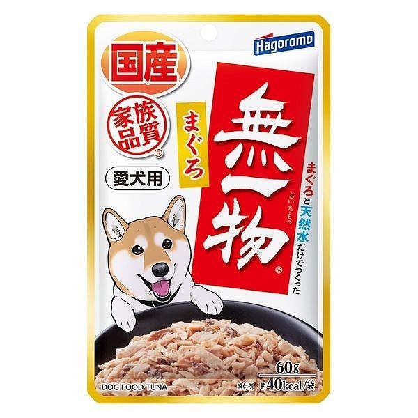 はごろもフーズ 愛犬用無一物パウチ まぐろ 60g