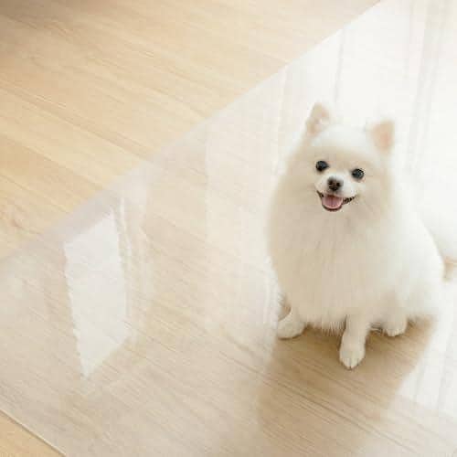 明和グラビア ペットマット 完全防水 透明 滑らない 拭ける フロア用 犬 サークルマット 滑り止め 防水シート ペット床材 シート フローリング pvc マット 目立たない INBT-01