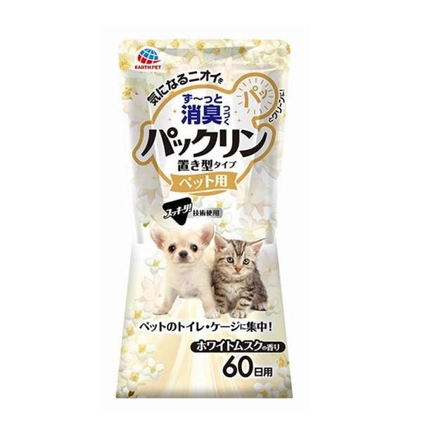 アース・ペット パックリン 置き型タイプ 60日用 ホワイトムスクの香り