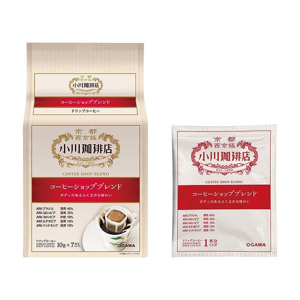 小川珈琲　コーヒーショップブレンドドリップコーヒー　7杯分