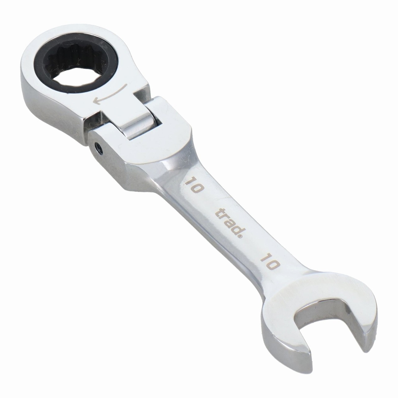 三共コーポレーション trad 首振り72角コンビネーションギアレンチショート 10mm TRG-10SF
