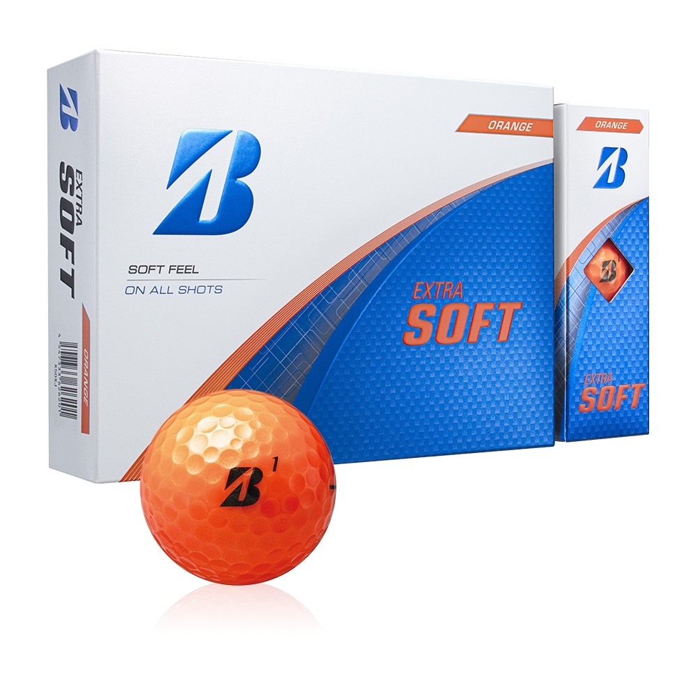ブリヂストンエクストラソフト ゴルフボール オレンジ 1ダース（12個）　BS EXTRA SOFT OR 12P　【ｍ特】