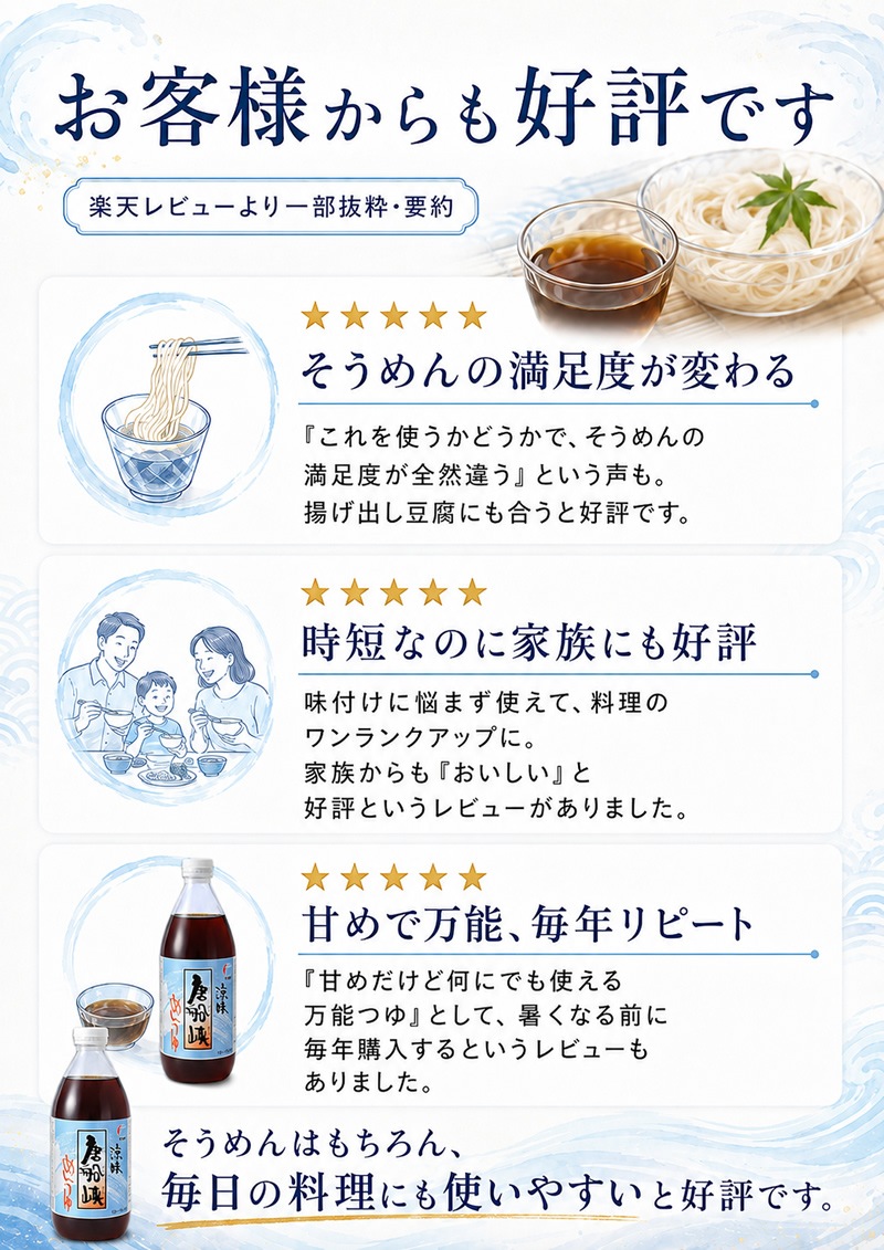 唐船峡 めんつゆ 1000ml瓶