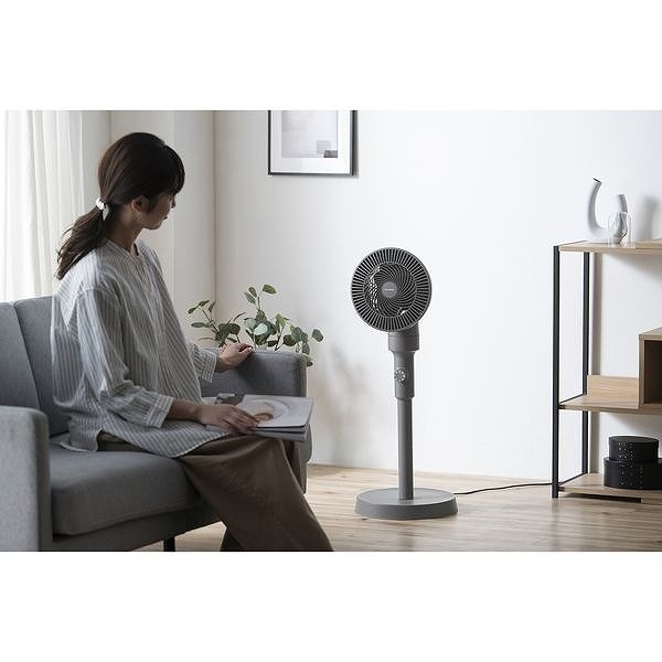 アイリスオーヤマ サーキュレーター扇風機 AC メカ式 STF-AC15EC-H 扇風機 サーキュレーター ファン FAN