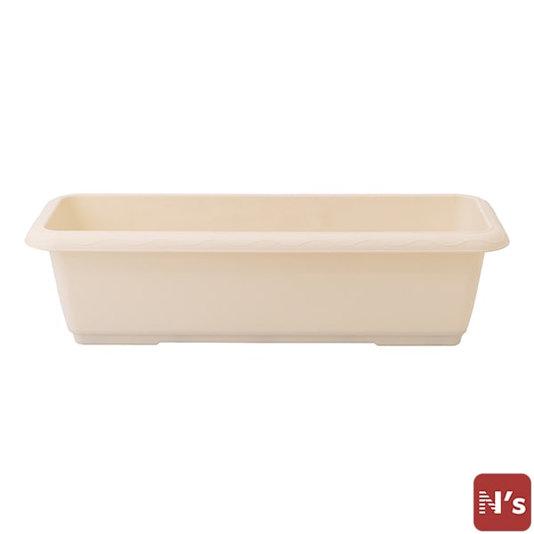園芸 ガーデニング おしゃれ プランター 長方形 屋外 安全興業 N's プランター650 クリームオフホワイト AZ AZプランター【N's】