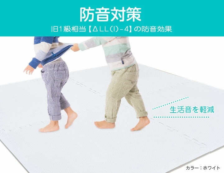 N'eeds! フチ付き 防音 ジョイントマット 30cm 厚さ10mm 9枚組×12 108枚 6畳用 ライトブルー 6畳 抗菌 インテリア 子供部屋 キッチン フローリング マット おしゃれ 【N's】