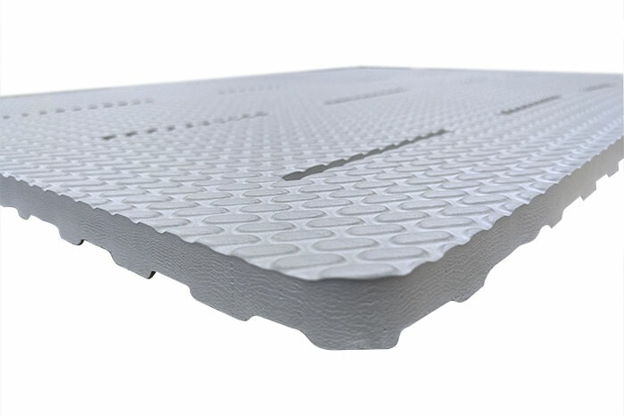 N'eeds! お風呂 マット お風呂マット バスマット ラバーマット ラバースノコ ラバー すのこ 抗菌 防臭 防カビ 浴用 すべり止め グレー 【N's】