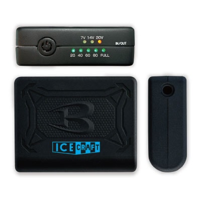 未使用　BURTLE アイスクラフト IC101S ペルチェベスト フリーサイズ BURTLE ペルチェベスト アイスクラフト フリーサイズ ブラック