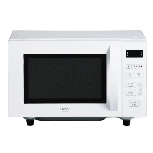 Haier ハイアール 単機能電子レンジ JM-FH17A-W ホワイト 17L フラット