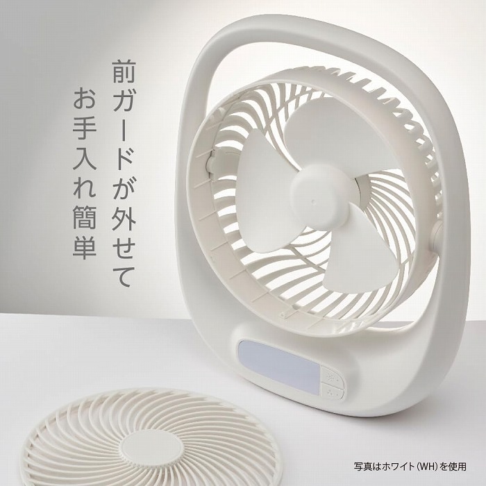 ドウシシャ 【新品・外箱に少々難あり】　ポータブルファン FBZ-160B GR ファン 扇風機 コンパクト
