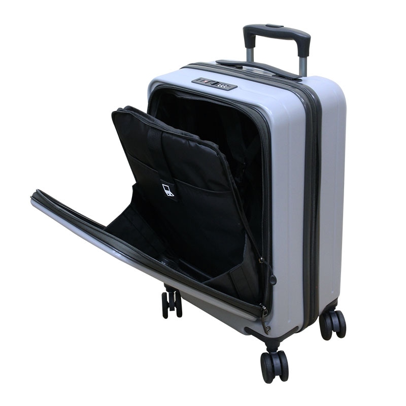 N'eeds! フロントドア式 キャリーケース 36L FO-G36 アルティメットグレー スーツケース フロントオープン かばん ビジネス 旅行 出張 機内 持ち込み 拡張機能 軽量 頑丈 TSAロック 【N's】 N'eeds! フロントドア式 キャリーケース 36L FO-G36 アルティメット