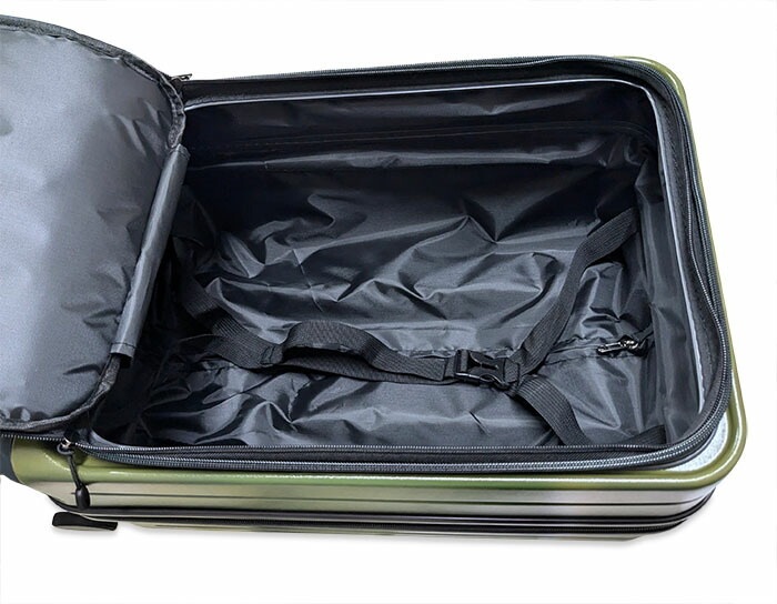 N'eeds! フロントドア式 キャリーケース 36L FO-HEO36 HEオレンジ スーツケース フロントオープン かばん ビジネス 旅行 出張 機内 持ち込み 拡張機能 軽量 頑丈 TSAロック 【N's】